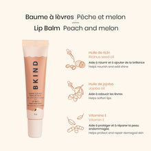 Load image into Gallery viewer, BKIND LIP BALM : PEACH + MELON