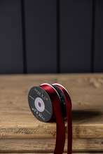 Load image into Gallery viewer, RED SATIN HOLIDAY RIBBON