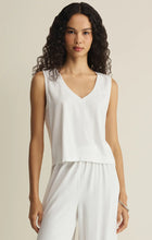 Load image into Gallery viewer, SLOANE V-NECK COTTON JERSEY TANK