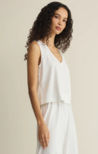 Load image into Gallery viewer, SLOANE V-NECK COTTON JERSEY TANK