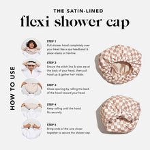 Load image into Gallery viewer, KIT-SCH SATIN LINED FLEXI SHOWER CAP