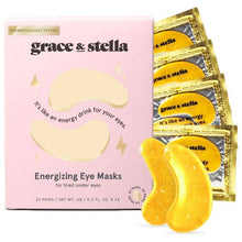 Load image into Gallery viewer, GRACE &amp; STELLA GOLD ENERGIZING UNDER EYE MASKS : 24 PAIRS
