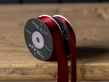 Load image into Gallery viewer, RED SATIN HOLIDAY RIBBON
