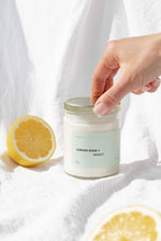 Load image into Gallery viewer, LEMON RIND + HONEY SOY WAX CANDLE
