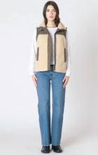 Load image into Gallery viewer, OLIVE SHERPA VEST
