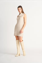 Load image into Gallery viewer, SLEEVELESS TURTLENECK DRESS
