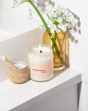 Load image into Gallery viewer, COCONUT MILK + SANTAL SOY WAX CANDLE
