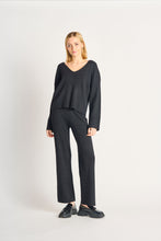 Load image into Gallery viewer, WIDE LEG RIBBED SWEATER PANT
