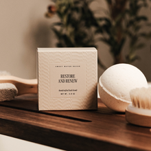 Load image into Gallery viewer, RESTORE AND RENEW BATH BOMB
