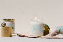 Load image into Gallery viewer, PEPPERMINT + EUCALYPTUS SOY WAX CANDLE
