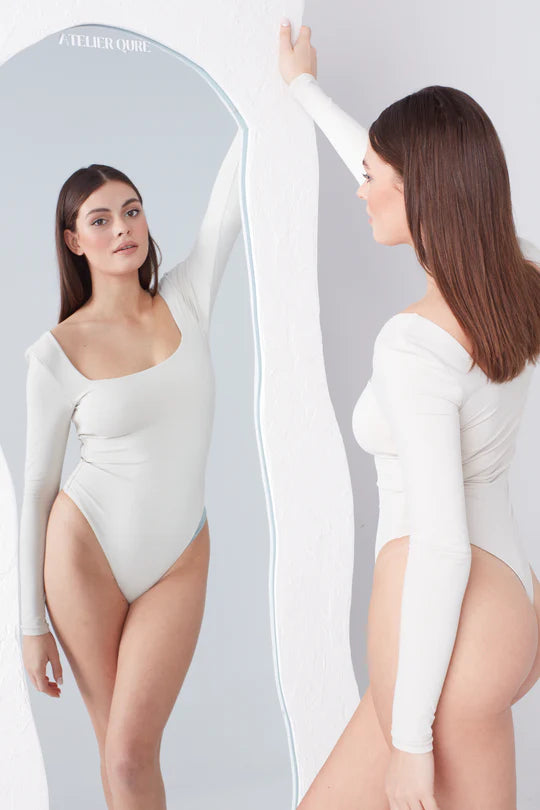 STACY SQUARE NECK BODYSUIT