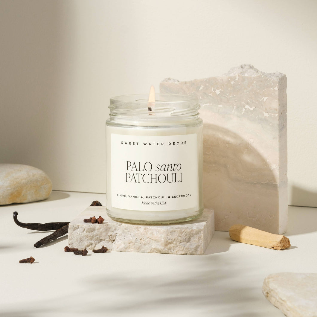 PALO SANTO PATCHOULI SOY CANDLE
