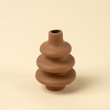 Load image into Gallery viewer, RIPPLE TERRACOTTA BUD VASE
