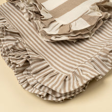 Load image into Gallery viewer, RUFFLE STRIPE LARGE TEA TOWELS

