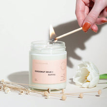 Load image into Gallery viewer, COCONUT MILK + SANTAL SOY WAX CANDLE
