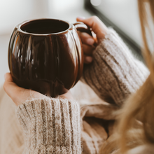 Load image into Gallery viewer, BROWN PUMPKIN COFFEE MUG
