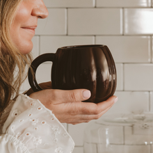 Load image into Gallery viewer, BROWN PUMPKIN COFFEE MUG

