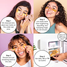 Load image into Gallery viewer, GRACE &amp; STELLA GOLD ENERGIZING UNDER EYE MASKS : 24 PAIRS
