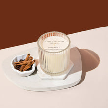 Load image into Gallery viewer, HELLO FALL FLUTED RIBBED SOY CANDLE
