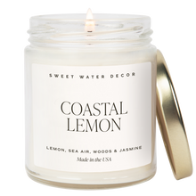 Load image into Gallery viewer, COASTAL LEMON SOY CANDLE
