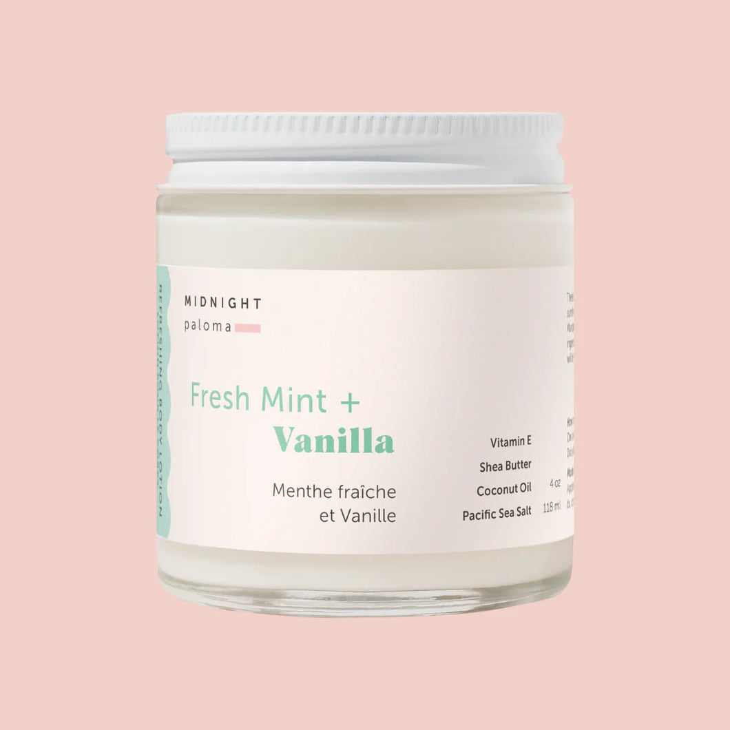 FRESH MINT + VANILLA BODY LOTION