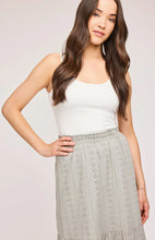 Load image into Gallery viewer, MADRID EYELET MIDI SKIRT
