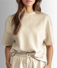 Load image into Gallery viewer, LILOU RELAXED TEE CREME
