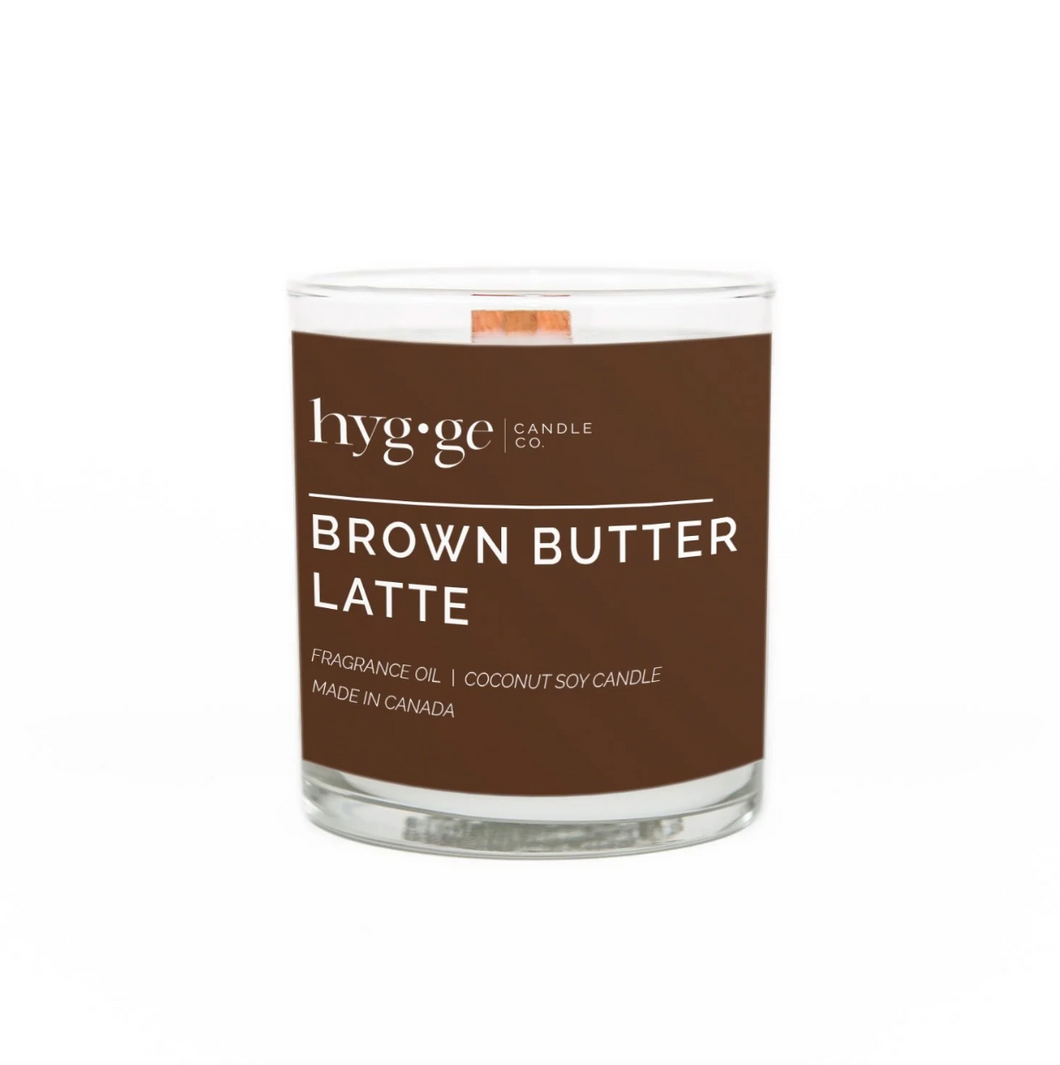 BROWN BUTTER LATTE 9OZ SOY CANDLE