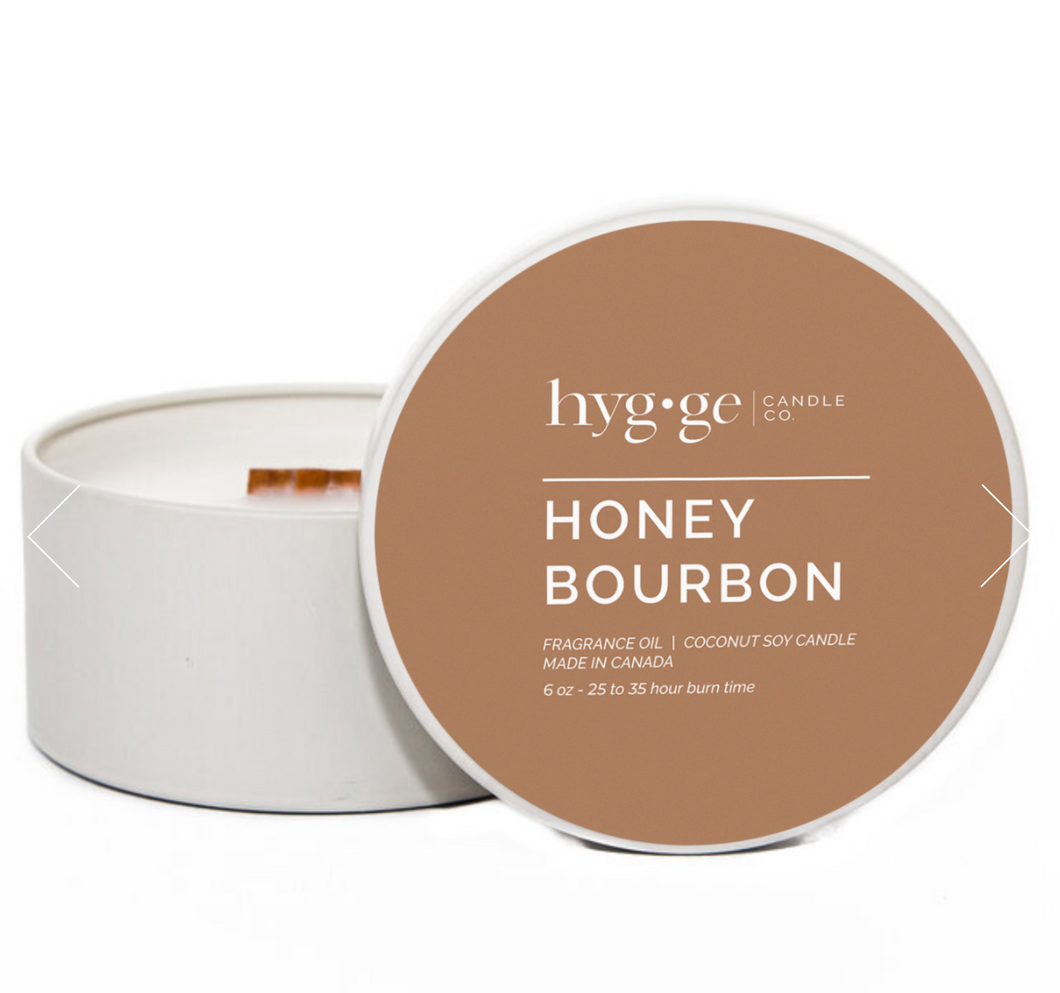HONEY BOURBON 6OZ SOY CANDLE