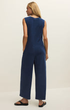 Load image into Gallery viewer, FIONA JERSEY DENIM JUMPSUIT
