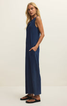 Load image into Gallery viewer, FIONA JERSEY DENIM JUMPSUIT
