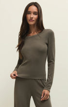 Load image into Gallery viewer, RENAE SLIB RIB LONG SLEEVE TOP
