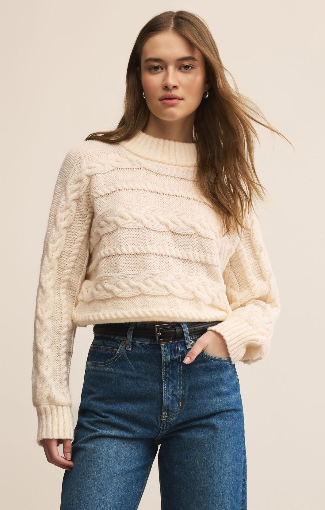 ARCTIC CABLE SWEATER