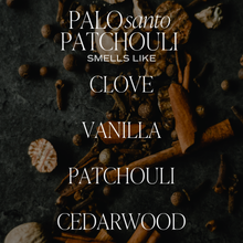 Load image into Gallery viewer, PALO SANTO PATCHOULI SOY CANDLE
