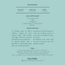 Load image into Gallery viewer, BROWNIES LAZY BAKE
