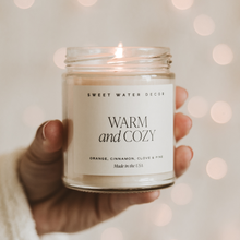 Load image into Gallery viewer, WARM &amp; COZY SOY CANDLE

