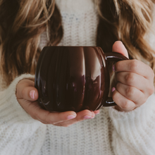Load image into Gallery viewer, BROWN PUMPKIN COFFEE MUG
