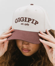 Load image into Gallery viewer, GIGI PIP CANVAS TRUCKER HAT
