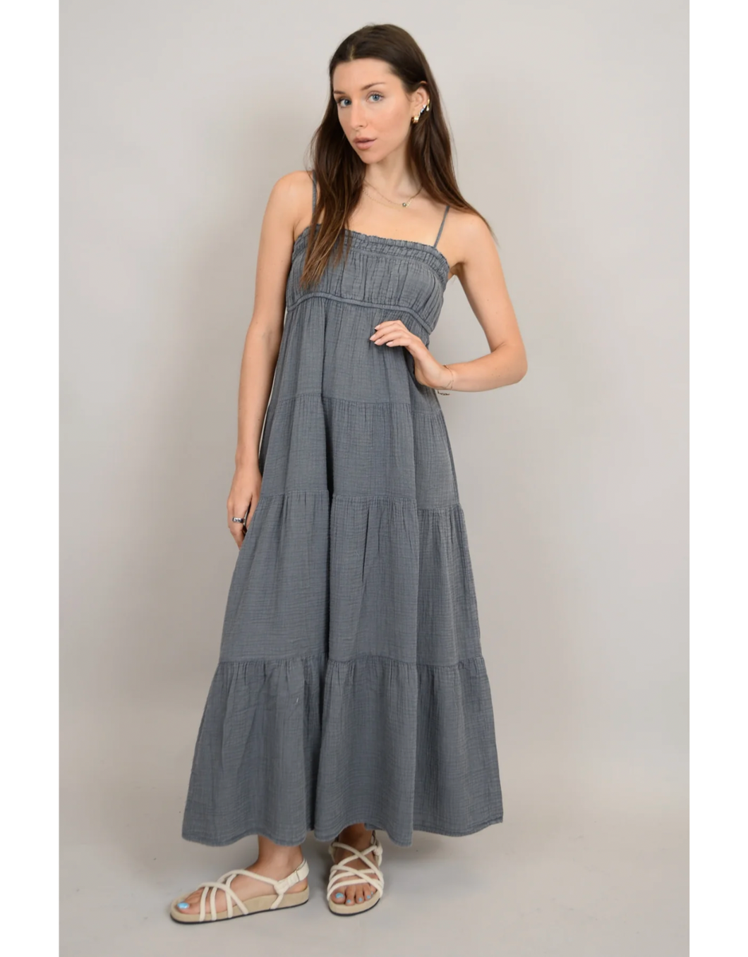 ALTURA TIERED MAXI DRESS