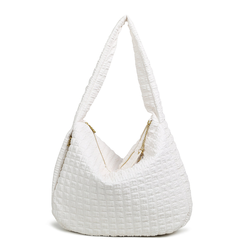 WAFFLE SHOULDER BAG LARGE