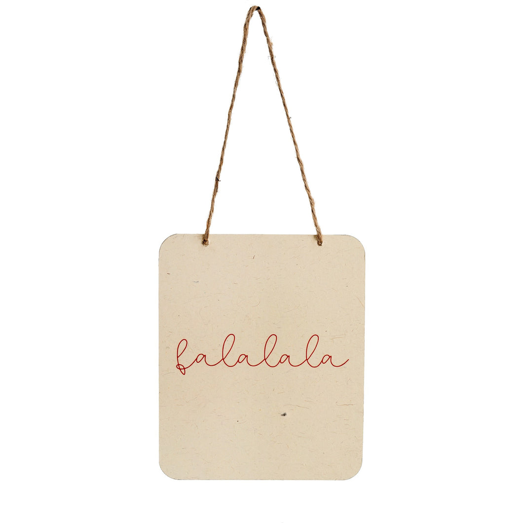 FALALALA HOLIDAY SIGN