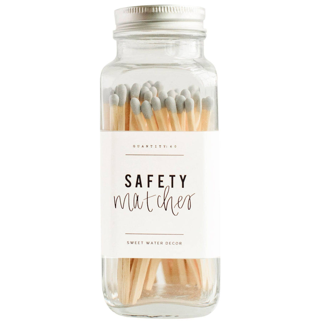 GREY SAFETY MATCHES