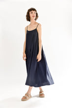 Load image into Gallery viewer, NAVY FLARE DRESS
