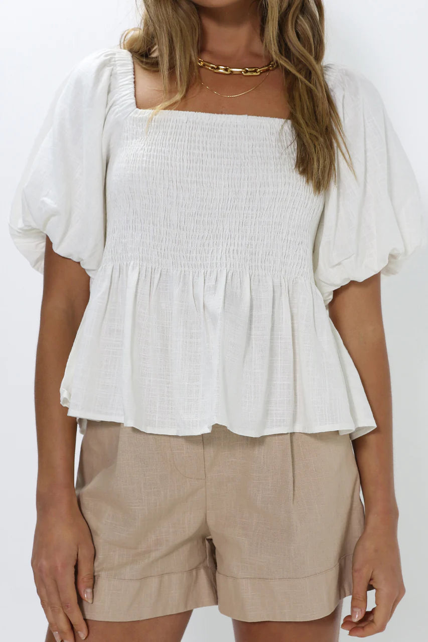 ASTER TOP - WHITE