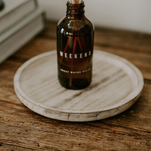 Load image into Gallery viewer, ROUND WOOD TRAY
