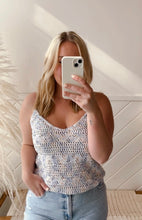 Load image into Gallery viewer, CROCHET KNIT TANK
