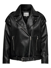 Load image into Gallery viewer, OVERSIZED FAUX LEATHER JACKET
